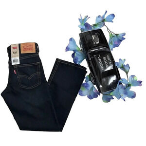 Levi's NWOT 511 Slim Dark Wash Jeans Boys 7X